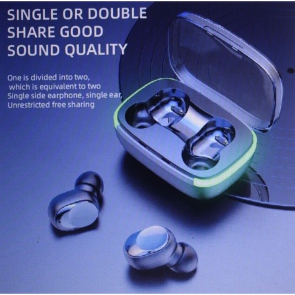 Y60 Fone Bluetooth Earphones 5.1 TWS Wireless Headphones with LED Display Stereo - Picture 3 of 6